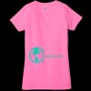 Ladies' Jersey Short-Sleeve Deep V-Neck T-Shirt Thumbnail