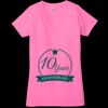 Ladies' Jersey Short-Sleeve Deep V-Neck T-Shirt Thumbnail