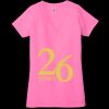 Ladies' Jersey Short-Sleeve Deep V-Neck T-Shirt Thumbnail