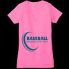 Ladies' Jersey Short-Sleeve Deep V-Neck T-Shirt Thumbnail
