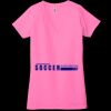 Ladies' Jersey Short-Sleeve Deep V-Neck T-Shirt Thumbnail