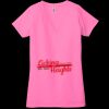 Ladies' Jersey Short-Sleeve Deep V-Neck T-Shirt Thumbnail