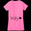 Ladies' Jersey Short-Sleeve Deep V-Neck T-Shirt Thumbnail