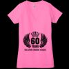 Ladies' Jersey Short-Sleeve Deep V-Neck T-Shirt Thumbnail